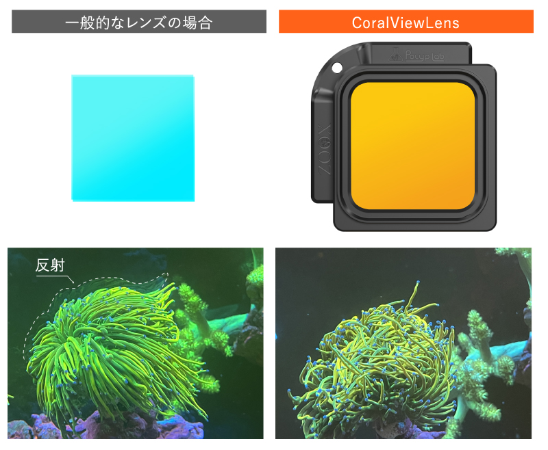 一般的なレンズとの比較